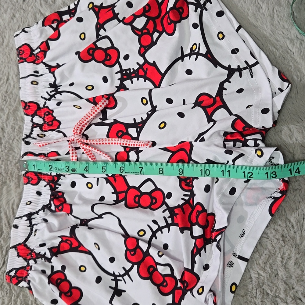 Hello Kitty Super Soft Drawstring Sleep Shorts Si… - image 3